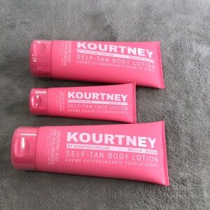 KOURTNEY Keller  Self- Tanning Lotion For the Body and the Face Medium New